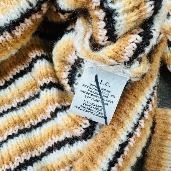 A.L.C. Rebekah Stripped Wool Blend Cardigan - Picture 10 of 10